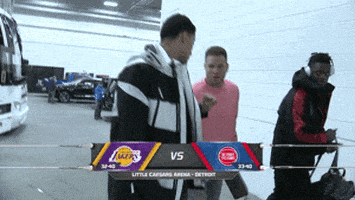 好运的gif-los angeles lakers hello GIF by NBA