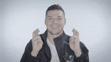 好运的gif-tomas hertl good luck GIF by San Jose Sharks