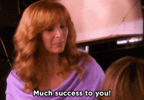 好运的gif-lisa kudrow good luck GIF by The Comeback HBO