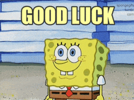 好运的gif-spongebob squarepants good luck GIF