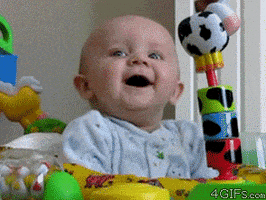 震惊的gif-shocked baby GIF