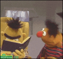 震惊的gif-shocked sesame street GIF