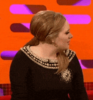 震惊的gif-shocked adele GIF