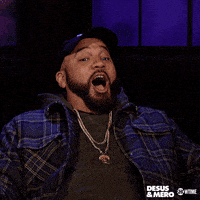 震惊的gif-Shocked Kid Mero GIF by Desus & Mero