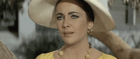 震惊的gif-shocked elizabeth taylor GIF