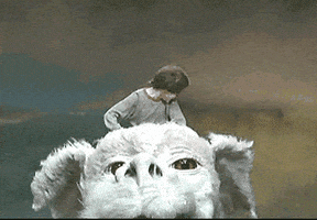 激动的gif-Excited The Neverending Story GIF