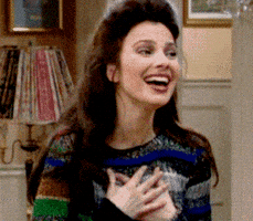 激动的gif-The Nanny Reaction GIF