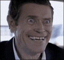 激动的gif-willem dafoe smile GIF
