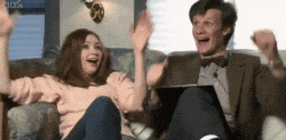 激动的gif-excited matt smith GIF by Doctor Who