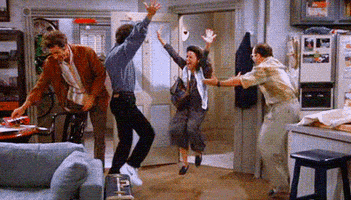激动的gif-Excited George Costanza GIF