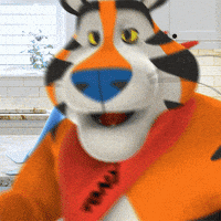 激动的gif-happy tony the tiger GIF by Frosted Flakes