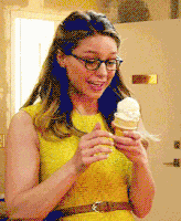 激动的gif-excited icecream GIF
