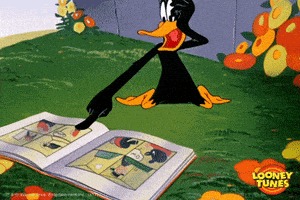 厌恶的gif-daffy duck no GIF by Looney Tunes