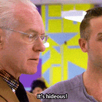 厌恶的gif-hideous project runway GIF