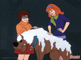 厌恶的gif-bubble bath GIF by Scooby-Doo