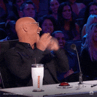 真好笑的gif-amused howie mandel GIF by America's Got Talent