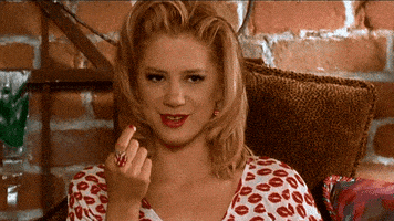 真好笑的gif-romy and micheles high school reunion popcorn GIF