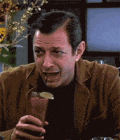 真好笑的gif-amused jeff goldblum GIF