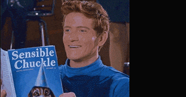 真好笑的gif-amused chuckle GIF