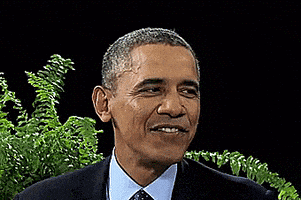 真好笑的gif-proud barack obama GIF