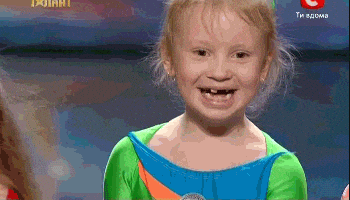 真好笑的gif-happy girl GIF