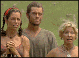 真好笑的gif-amused jaw drop GIF