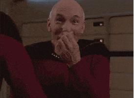 真好笑的gif-happy roll eye GIF