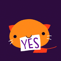 每日GIF(2020-04-25)的gif-Cat Yes GIF by Cindy Suen