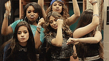 好玩的gif-fifth harmony dancing GIF