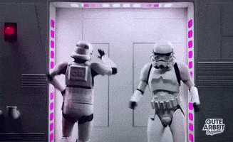好玩的gif-star wars party hard GIF by funk