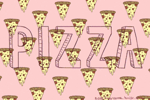 好玩的gif-animation pizza GIF by Nicolette Groome
