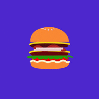 好玩的gif-hungry burger GIF by Denyse