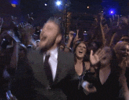 好玩的gif-excited justin timberlake GIF