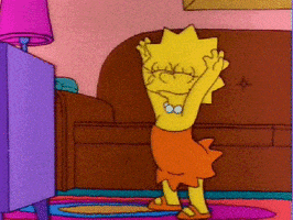 爱跳舞的gif-lisa simpson dancing GIF