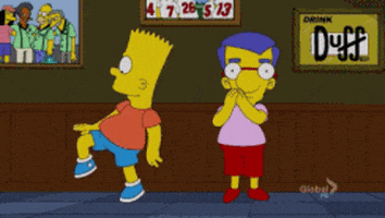 爱跳舞的gif-the simpsons dancing GIF