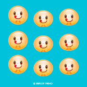 山口 タカ的gif的gif-Smily Sticker Animation