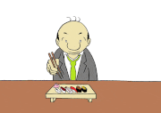 ARAKI AKIRA的gif的gif-回転寿司