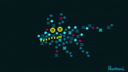 HattoriGraphics的gif的gif-夜歩きの犬/Nightwalking Dog