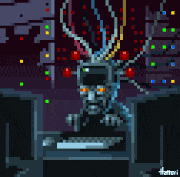 HattoriGraphics的gif的gif-ｶﾝﾋﾟｭｰﾗｰｵｳﾞｧｰﾁｬﾝ　Computer-grandmother  