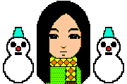 parsleybonsoir的gif的gif-girl and snowmen