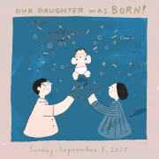 大桃 洋祐的gif的gif-OUR DAUGHTER WAS BORN!