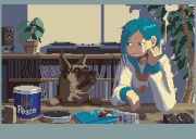 モトクロス斉藤的gif的gif-犬とタバコ