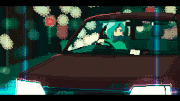 モトクロス斉藤的gif的gif-夜の車内