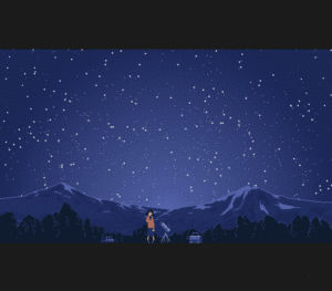 モトクロス斉藤的gif的gif-星空