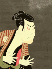 瀬川三十七 / SEGAWA Thirty-Seven的gif的gif-【動く浮世絵】顔芸