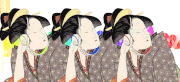 瀬川三十七 / SEGAWA Thirty-Seven的gif的gif-【動く浮世絵】同調