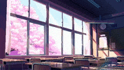 setamo的gif的gif-教室