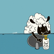 misato.的gif的gif-sheep soap
