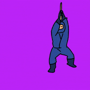 uwabami的gif的gif-日々鍛錬でござる。せい！せい！
