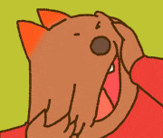 uwabami的gif的gif-顔がかゆくてしょうがない！！